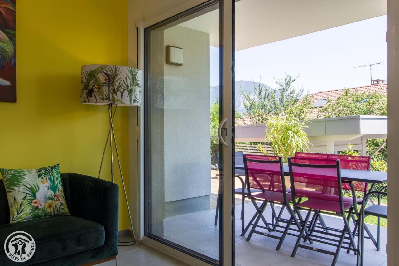 L'Appartement Jardin Avec Vue Montagnes Sévrier Eksteriør bilde