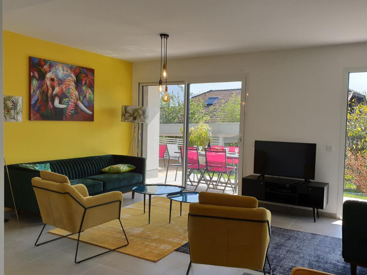 L'Appartement Jardin Avec Vue Montagnes Sévrier Eksteriør bilde