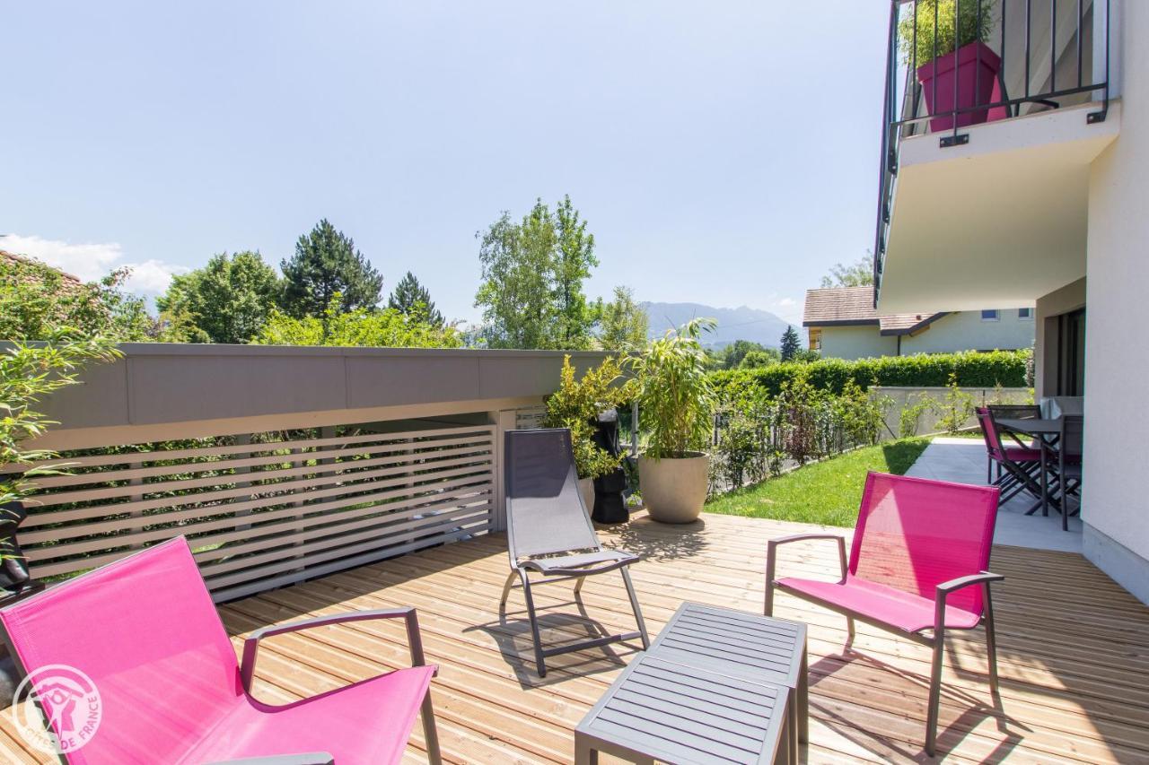 L'Appartement Jardin Avec Vue Montagnes Sévrier Eksteriør bilde