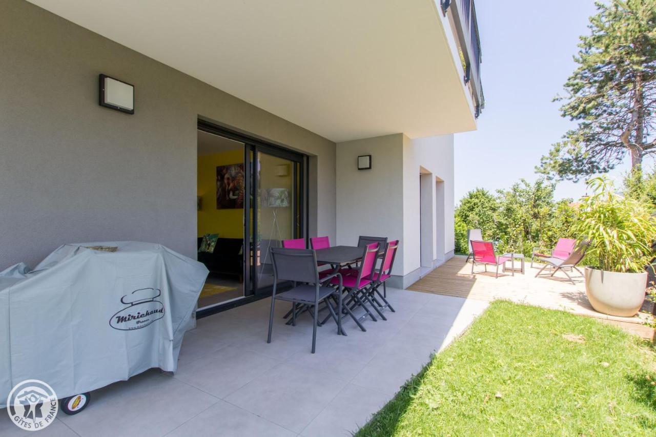 L'Appartement Jardin Avec Vue Montagnes Sévrier Eksteriør bilde