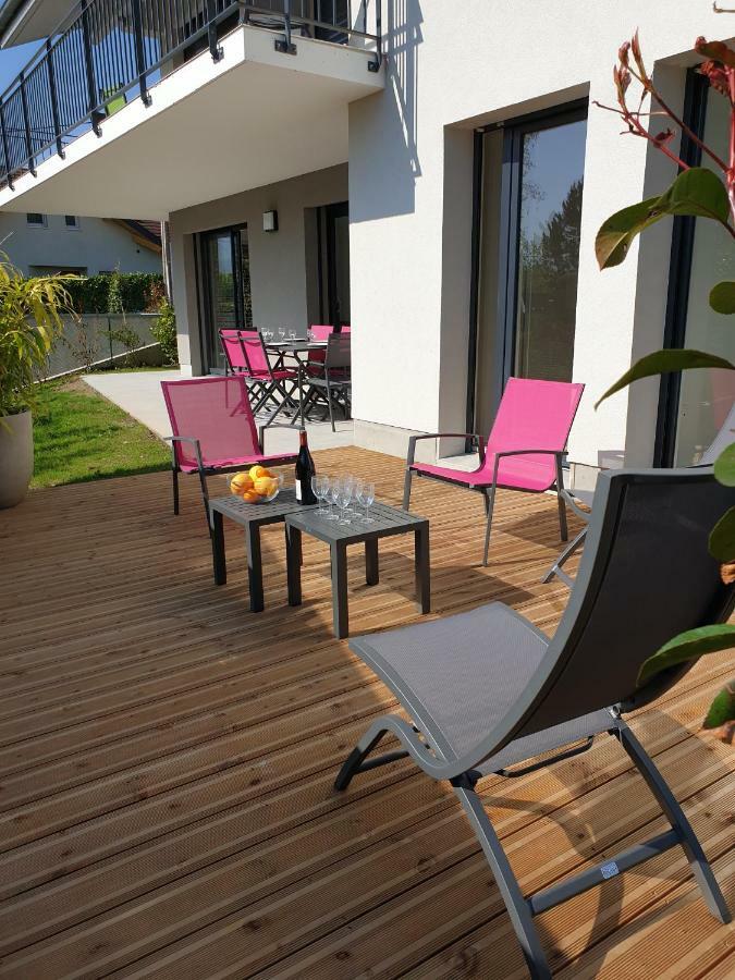 L'Appartement Jardin Avec Vue Montagnes Sévrier Eksteriør bilde